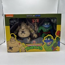 NECA Teenage Mutant Ninja Turtles Cartoon Tattoo & Wyrm 7  Action Figures 2-pk
