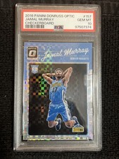 2016-17 Donruss Optic Jamal Murray Checkerboard Rookie RC PSA 10