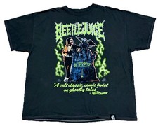 Beetlejuice x Bloody Disgusting Glow in the Dark Double Sided Horror T Shirt XL