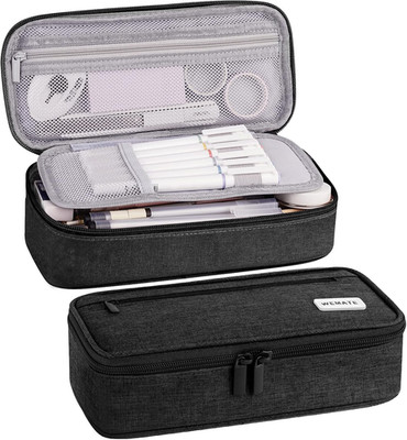 WEMATE Federmäppchen Federtaschen Mäppchen Etui Stifte 5 Fach, Große Kapazität P