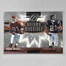 Donruss Zenith Autumn Warriors Tomlinson Holmes AW-13 Chiefs Chargers Football