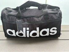 Image of Adidas Originals Black and While Duffle Bag New with Tag Size Meduim Unisex