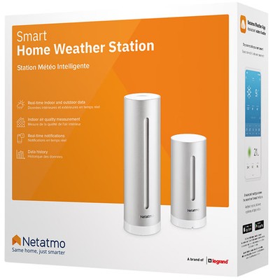 Netatmo SmartHome Wetterstation WLAN Alexa & Apple HomeKit NWS01-EC NEU OVP