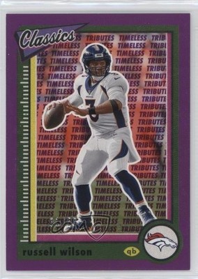 2022 Panini Classics Timeless Tributes Purple 31/50 Russell Wilson #32 9o3