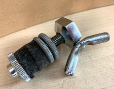 ROGERS Hi-Hat Stand Cymbal CLUTCH Holder Part 60s Vtg Ohio Era Hex Head Complete