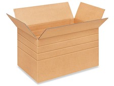 Pack of 20 Multi-Depth Corrugated Boxes 20 X 12 X 12"