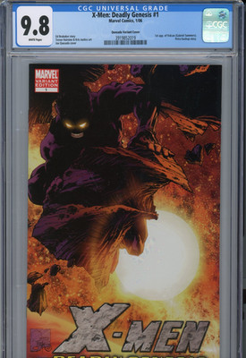 X-Men: Deadly Genesis #1 (2006) Marvel CGC 9.8 Quesada Variant 1st App of Vulcan