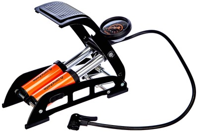 Prophete Luftpumpe, Fahrradpumpe, Stand- & Fußpumpe für alle Ventilarten Single