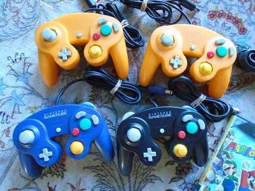 ONE OWNER Nintendo GameCube Console DOL-101 with box! Mario Party 7 Bonus Set! - Picture 16 of 24