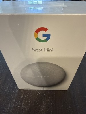 Google Nest Mini (2nd Generation) Smart Speaker - Chalk New Sealed