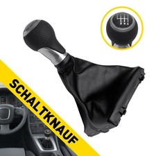 6 Gang Für Audi A4 8K A5 B8 Q5 Leder Schaltknauf Schalthebel Schaltsack Schwarz