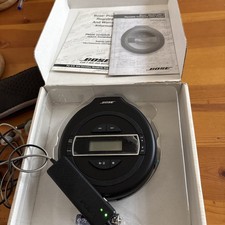 RARE VINTAGE Bose PM-1 Portable Compact Disk Player With Original Box Manuals
