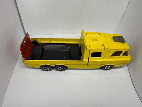 1972 Matchbox Super Kings K-7 Racing Car Transporter VINTAGE England
