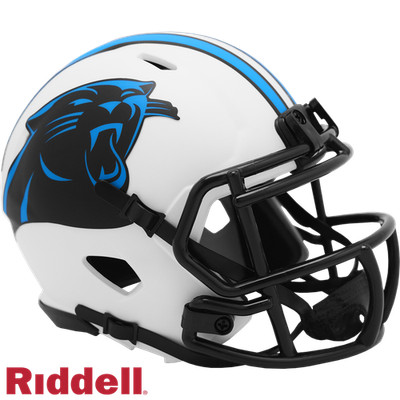 Carolina Panthers NFL Riddell Lunar Eclipse Speed Mini Helm