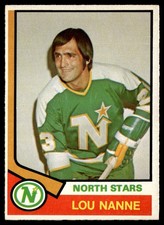 1974-75 O-Pee-Chee Lou Nanne Minnesota North Stars #325