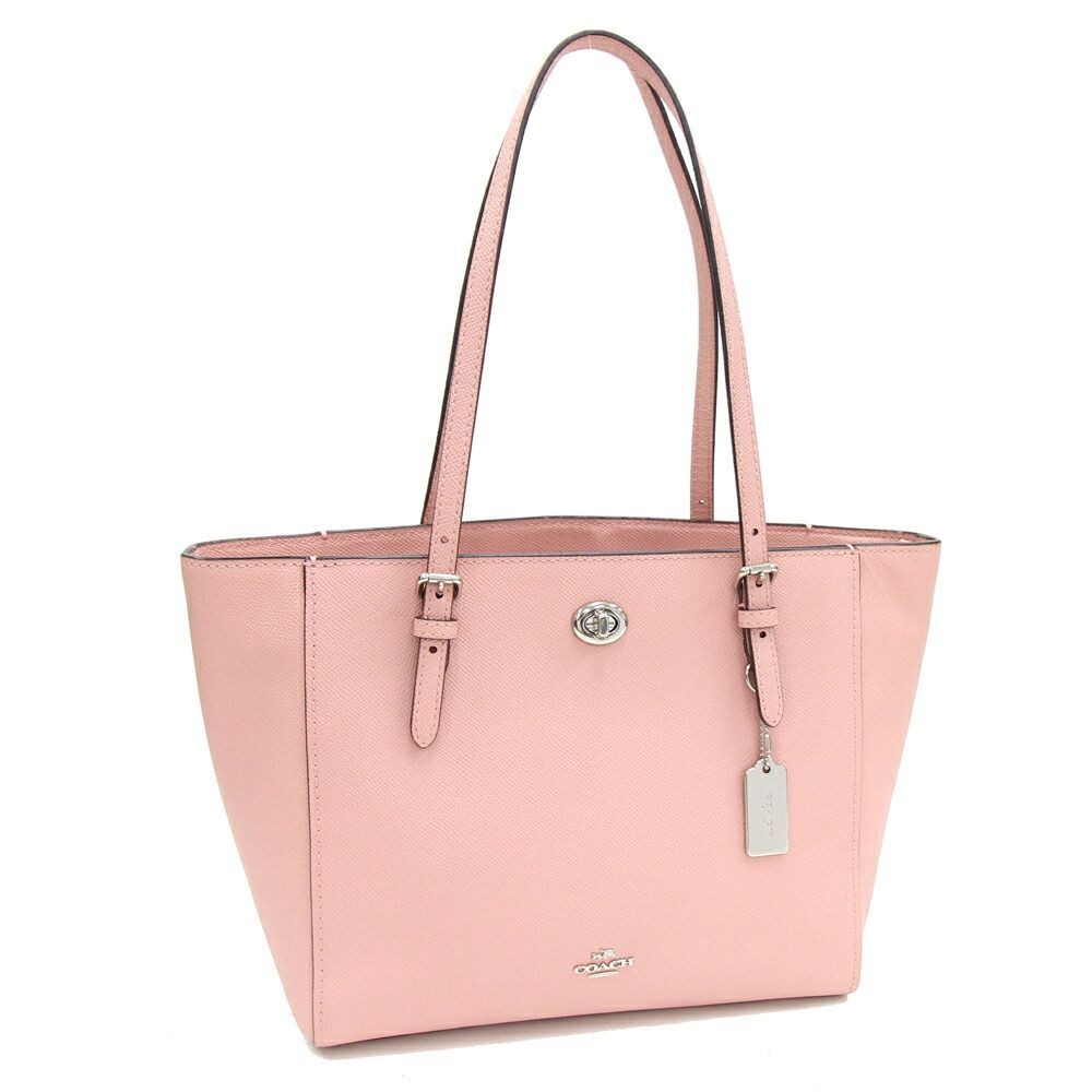 Coach Pink Leather Tote Shoulder Bag 36455