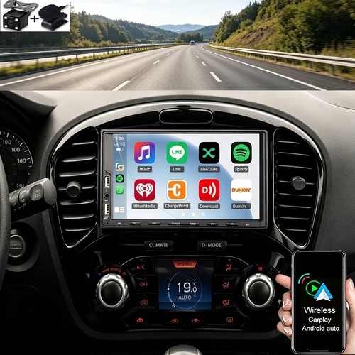 For Nissan Juke 2010 2011 2012-2014 Android15 CarPlay Car Stereo Radio GPS Navi