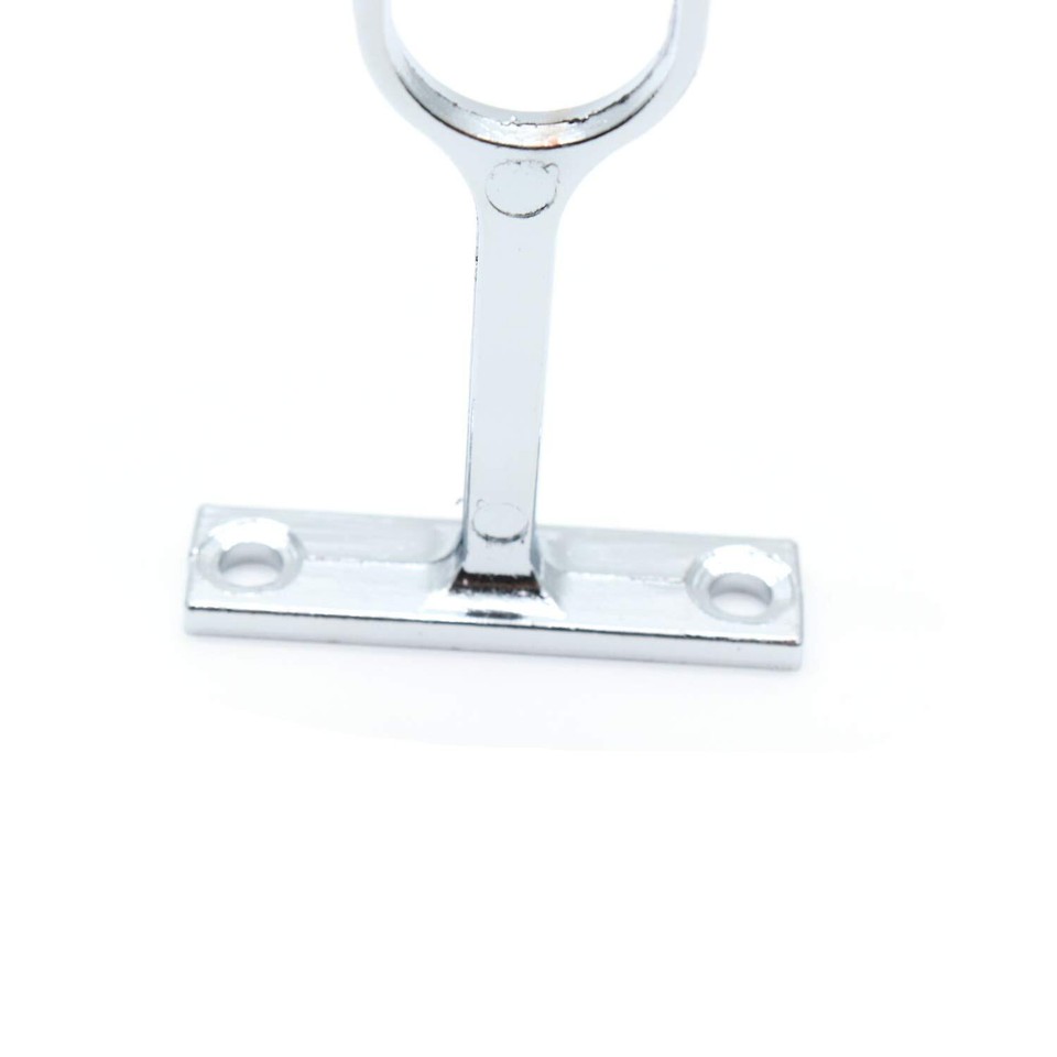 Oval Closet Rod Support Zinc Alloy Rod Middle Support - 8pcs ...