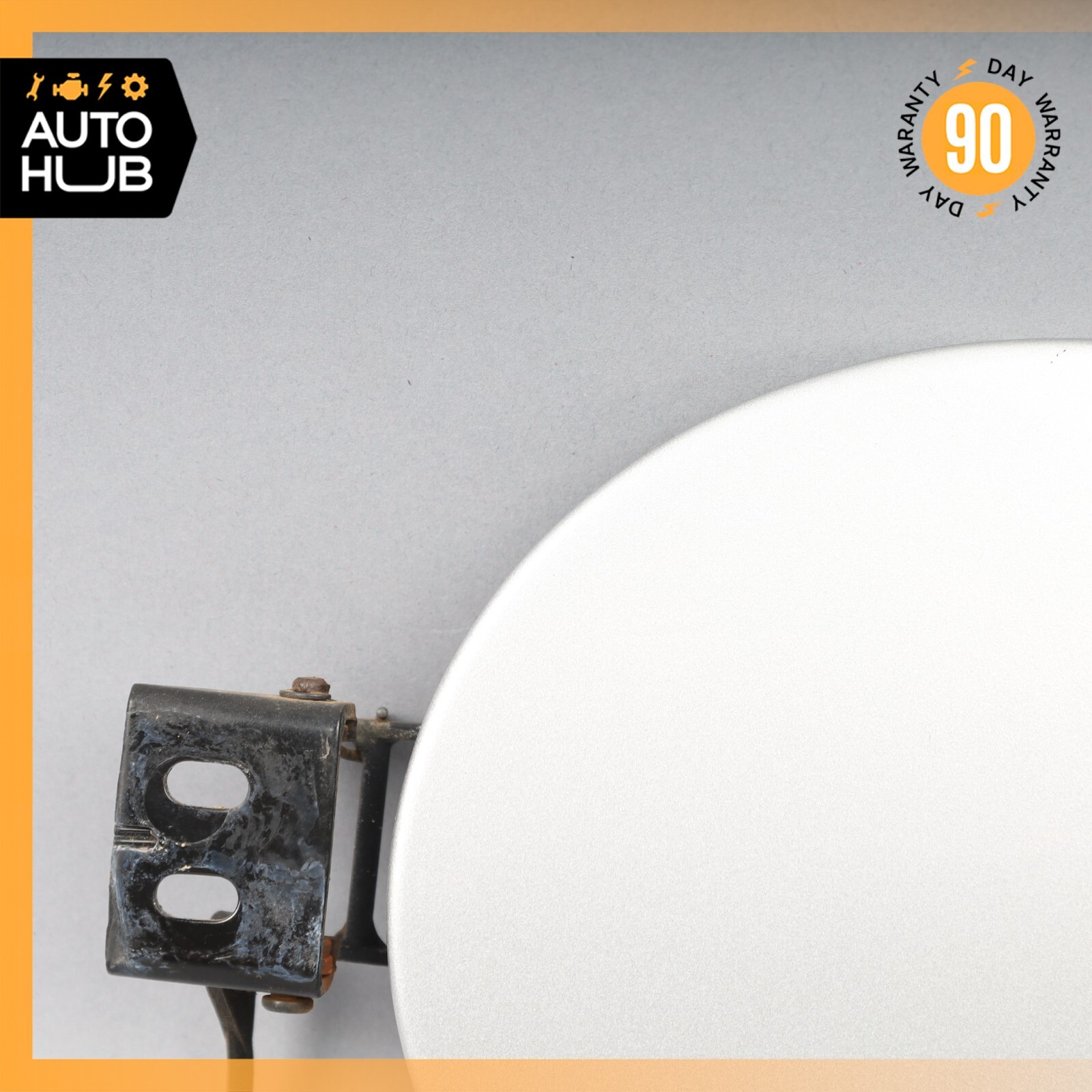 03-13 Maserati Quattroporte M139 Fuel Gas Tank Lid Door Cover Silver OEM