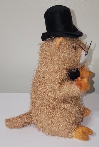 Ty Beanie Baby - PUNXSUTAWN-e PHIL 2004 Groundhog (Internet Exclusive) 7" MWMTs - Picture 6 of 6