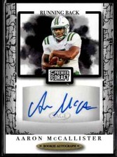 2021 SAGE Premier Draft Autograph Aaron McCallister UNC Charlotte 49ers #A32