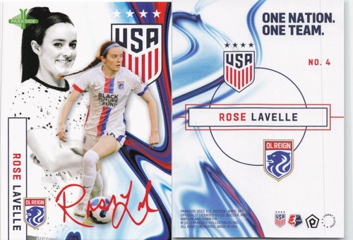 2023 Parkside One Nation One Team NWSL USWNT Pick Card Fill UR Complete Set 1-25 - Picture 5 of 26