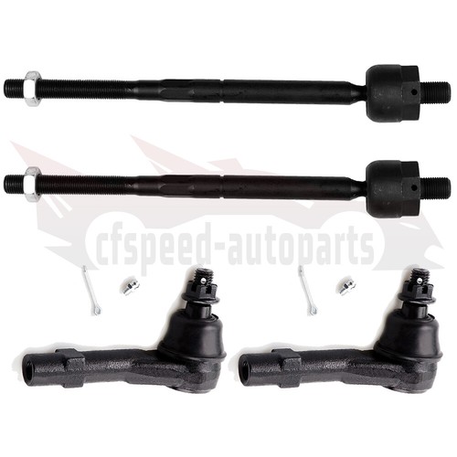 QTY(4) Front Steering Inner & Outer Tie Rod End For 2006-2010 Ford Explorer - Picture 5 of 5
