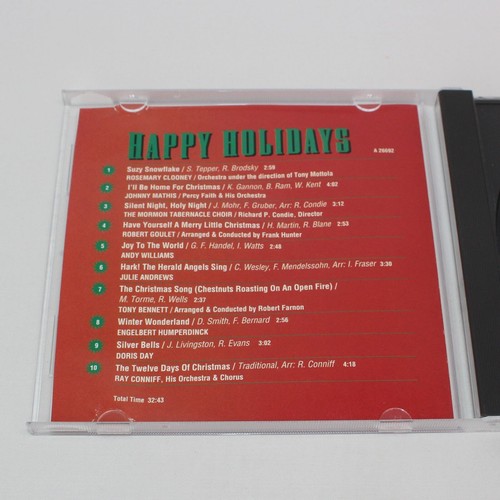 Happy Holidays CD Johhny Mathis, Doris Day, Andy Williams, Rosemary Clooney 1996 - Imagen 6 de 9