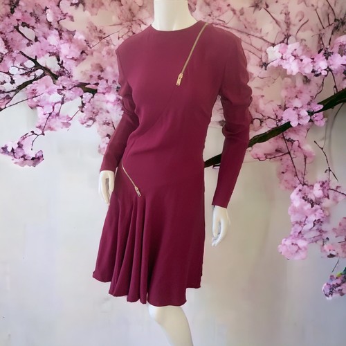 NWT Stella McCartney Asymmetric Zipper Dress Size 42 $1295 - Picture 3 of 7
