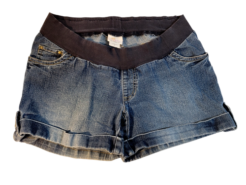 Oh Baby Motherhood Maternity Jean Shorts Women's Size Small
