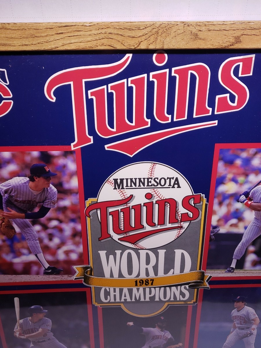 VINTAGE RARE 1987 MLB MINNESOTA TWINS WORLD SERIES CHAMPIONS