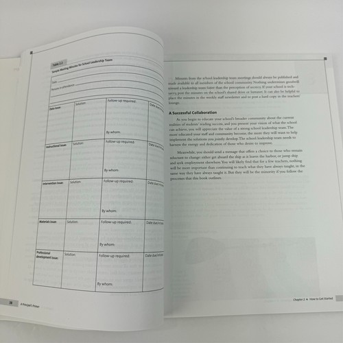 A Principals Primer For Raising Reading Achievement Book & CD by Pati Montgomery - Picture 6 of 10