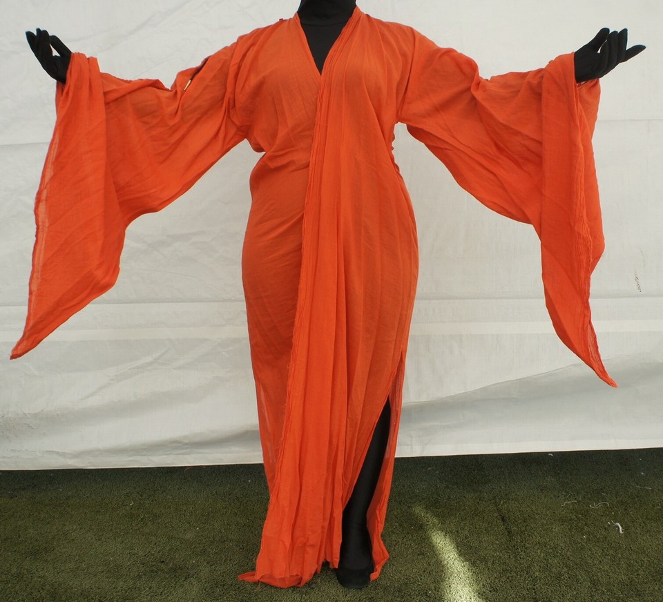 Medieval Occult Sheer Ritual Robe Halloween Witch Larp pagan Martial ...