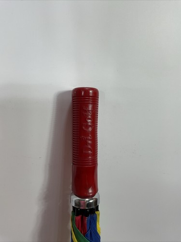 Vintage 80er Flextech bunter großer Golfschirm LGBTQ Neu mit Etikett nie benutzt - Bild 6 von 14