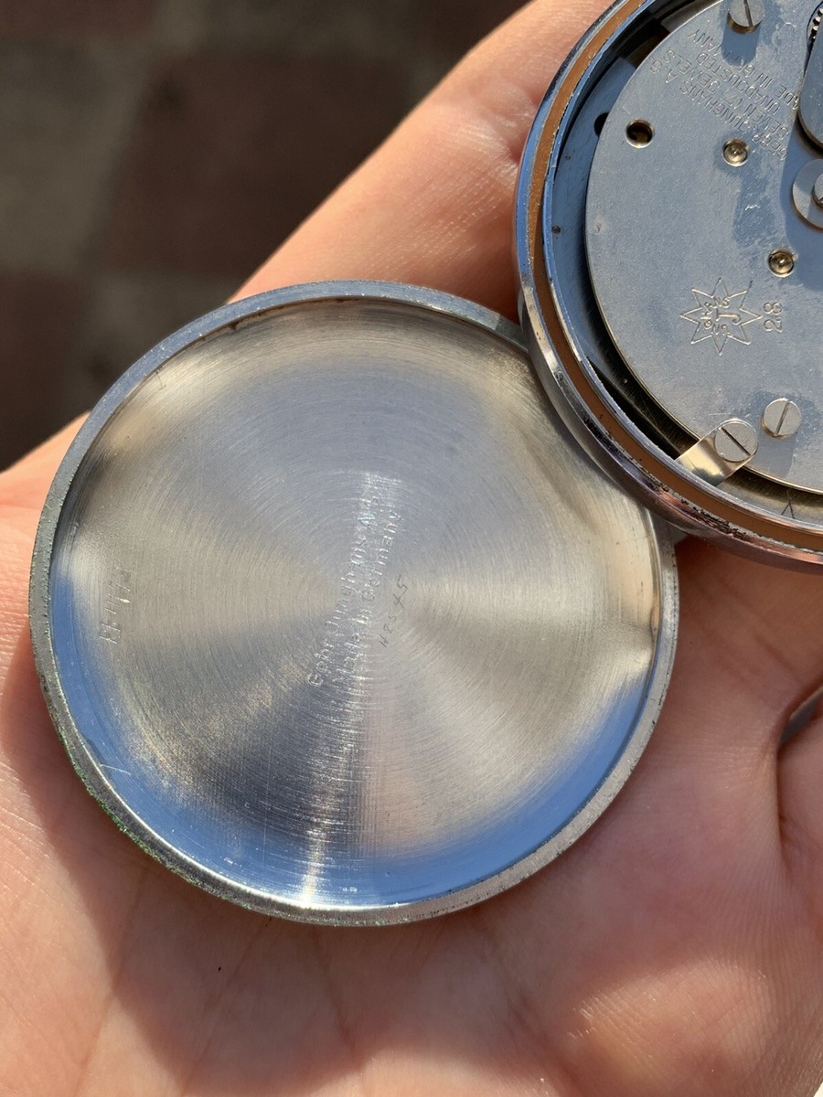 Cool Vintage Junghans 1/10 Second Stopwatch Made In Germany 55mm