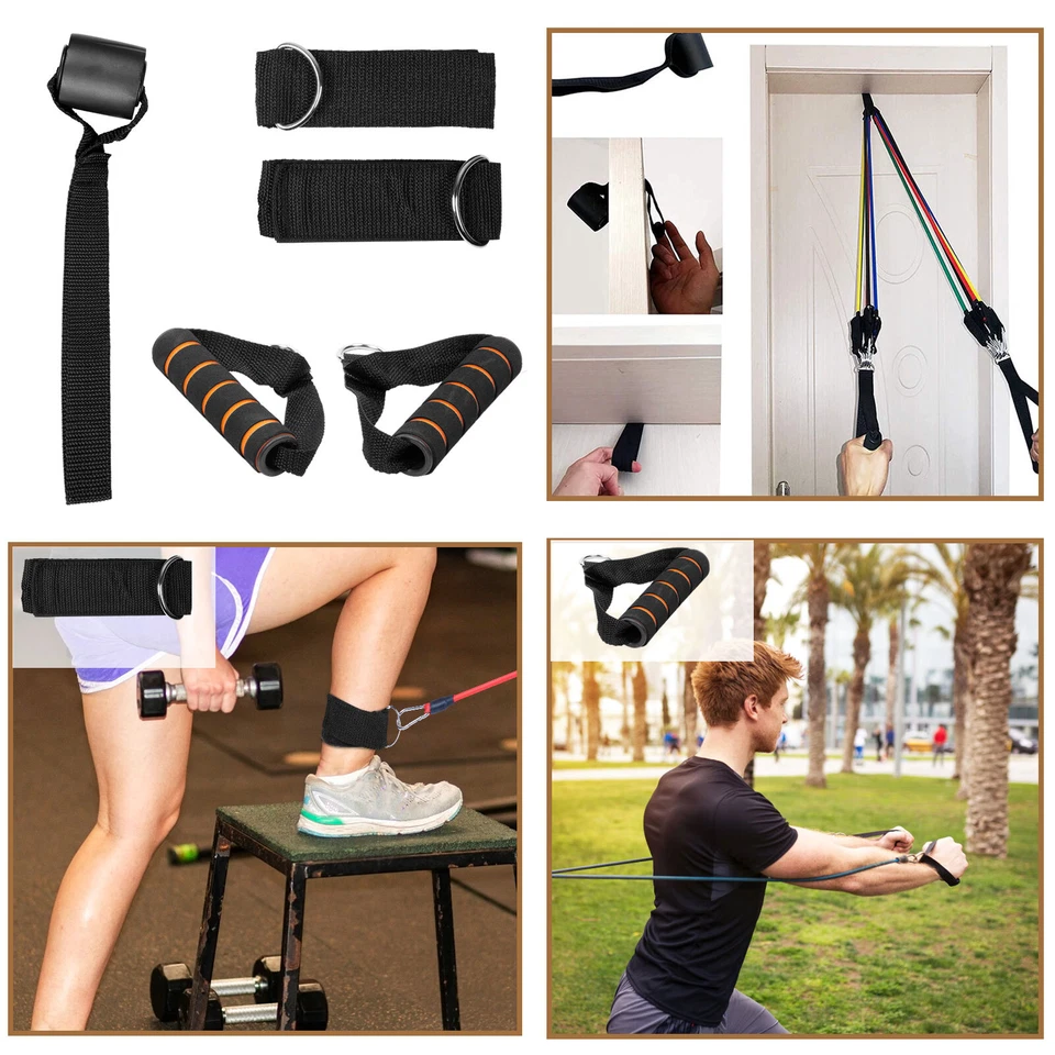 11*Bandas de resistencia para ejercicio elástico para terapia física Foto 2 de 4