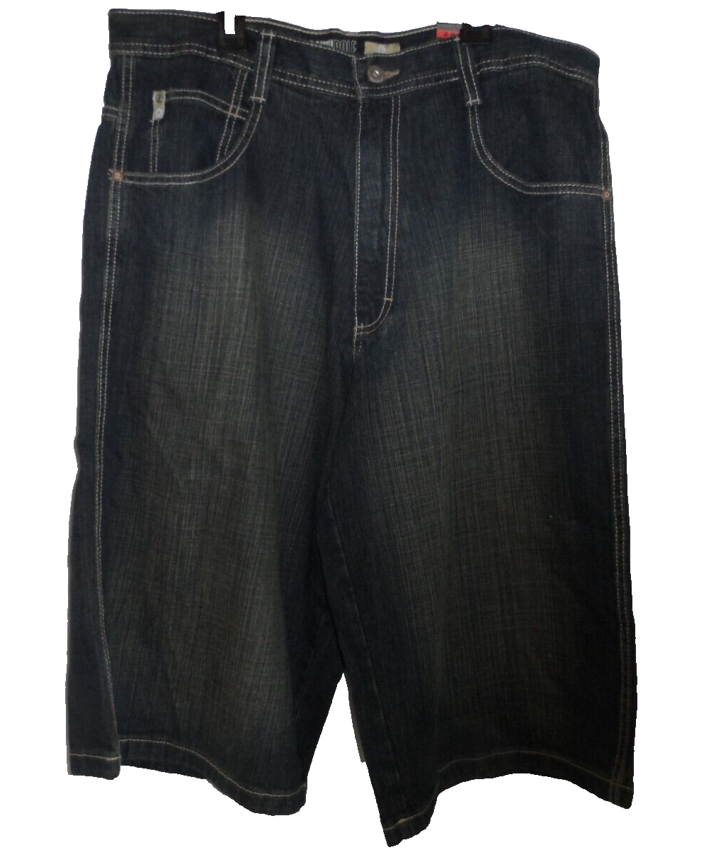 Southpole Men's Vintage Jeans Shorts Dark Tint Khaki Size 34 Rare