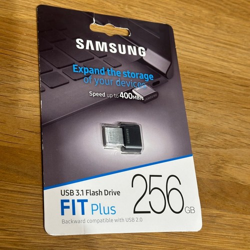 ๐ข Samsung FIT Plus USB 3.1 Flash Drive 256GB Speed up to 400MB/s Gray Silver - Afbeelding 7 van 7