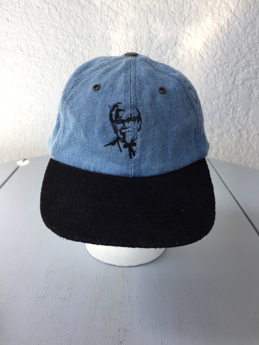 Colonel Hardland Sanders Denim Suede Baseball Cap bt1 *)