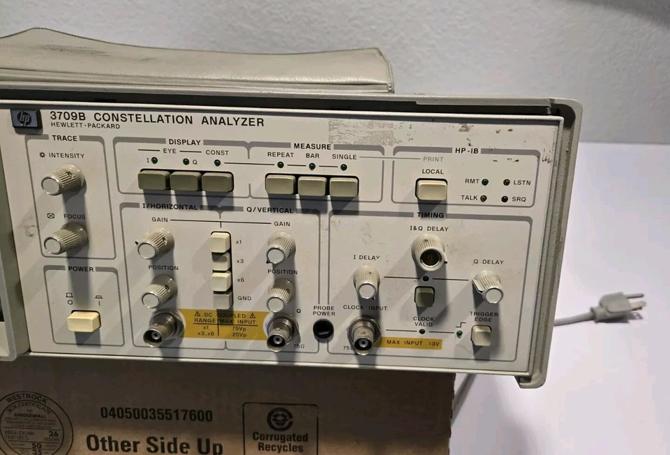 Analizador de constelación HP 3709B. Para piezas.  Foto 3 de 3