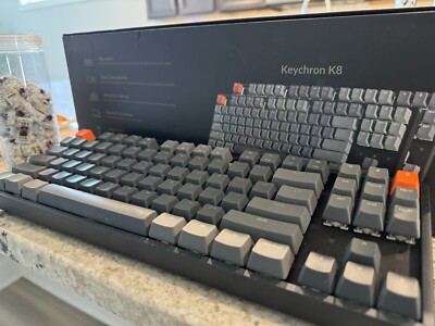 Keychron K8 | Wireless Mechanical Keyboard |Silent Red Switches