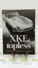 1969 Jaguar XK-E Convertible Vintage Magazine Car Print Ad