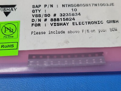 (2 PCS) NTHS0805N17N1003JE NTC Thermistor 100k 5% 0805 (2012 Metric)