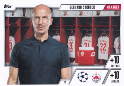 Topps Match Attax Champions League Extra 23/24 Manager 72 Gerhard Struber