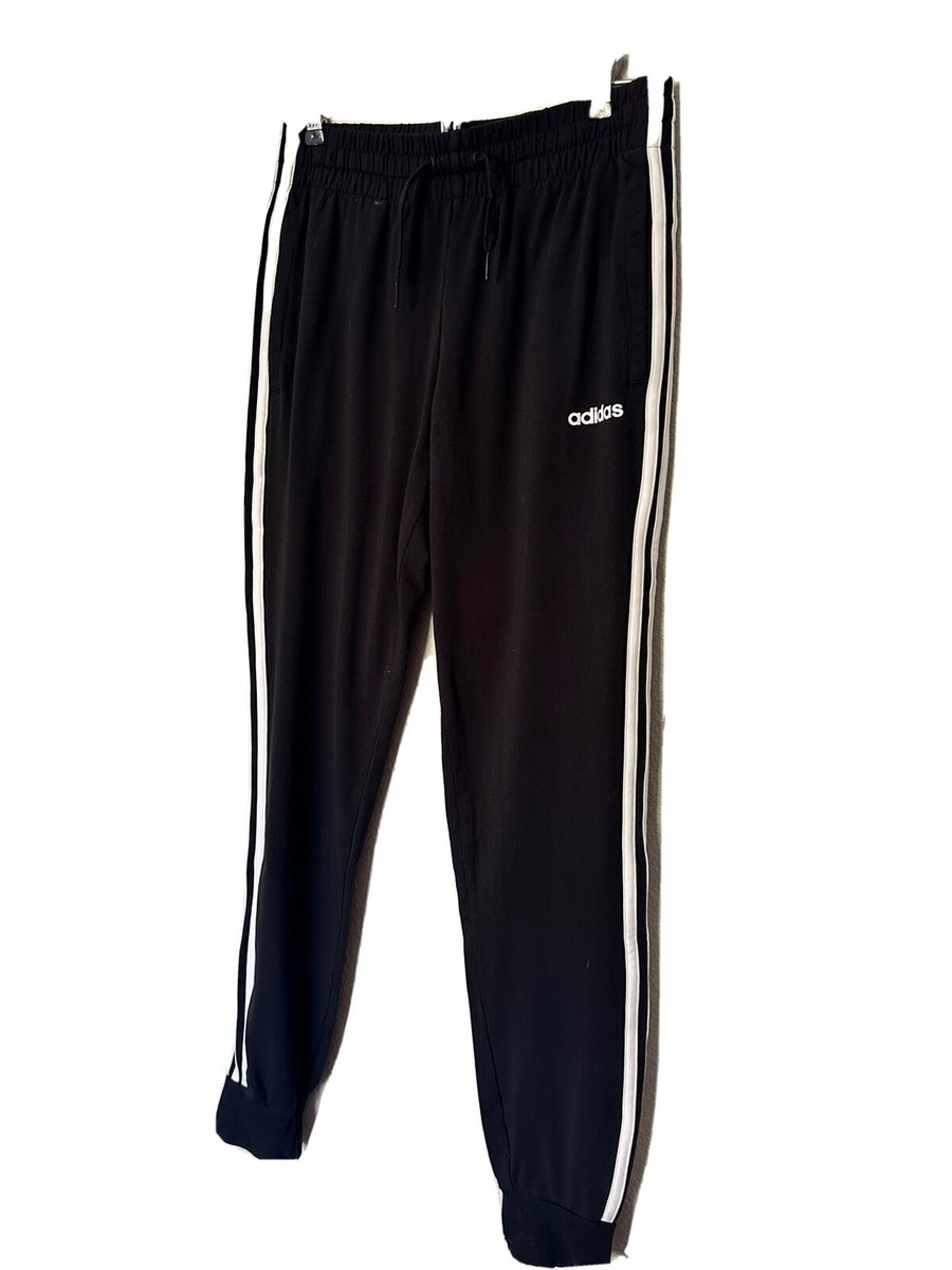 Adidas DP2382 Women's 3-Stripes Essentials Pant Size Small Black
