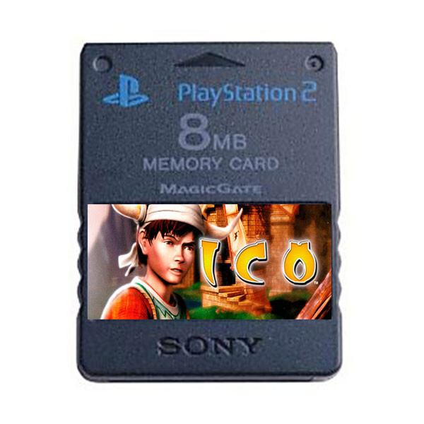 ICO PS2 Official Memory Card Unlocked Completed Saves | eBay