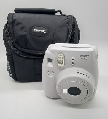FujiFilm Instax Mini 9 Instant Film Camera white + Carry Case | eBay