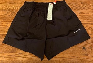 off white black swim shorts