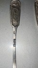 1886 And  1894 84 Silver Set Of Twp Engraved Spoons — photo 7