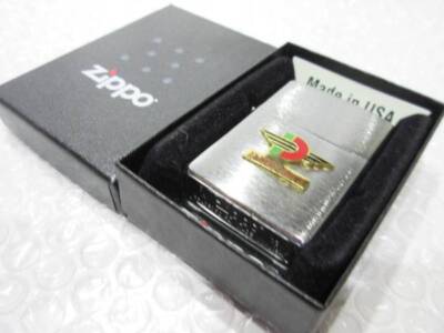 Zippo Oil Lighter Ducati Logo Emblem Logo Silver Brass Regular 